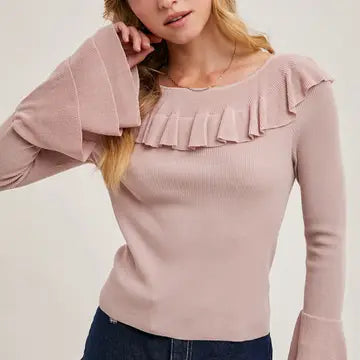 Charli Ruffle Top