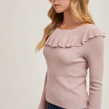 Charli Ruffle Top