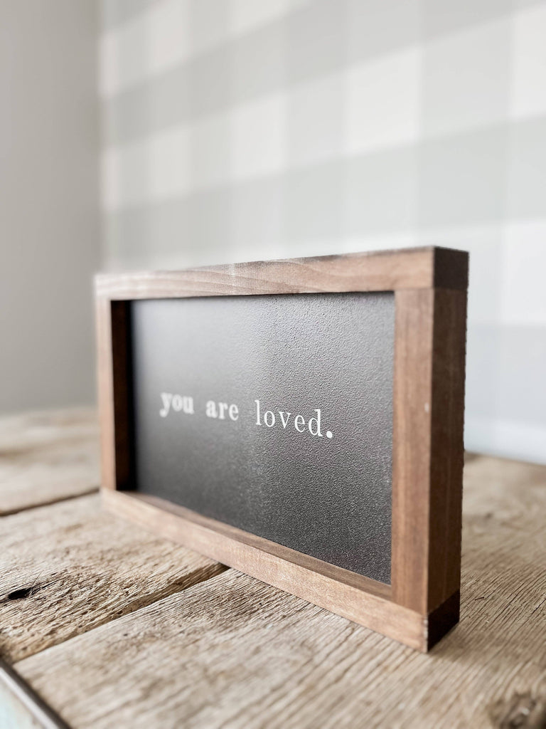 You Are Loved Wood Sign | Mother's Day Gifts Made in the USA