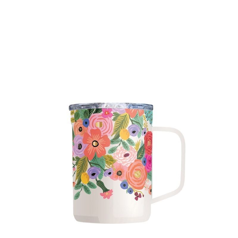 Mug - 16oz Rifle Paper - Garden Party Cream