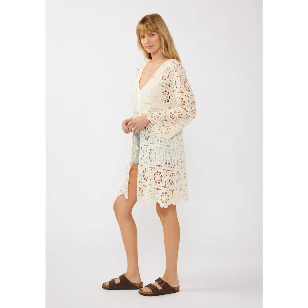 Nila Open Front Floral Cardigan