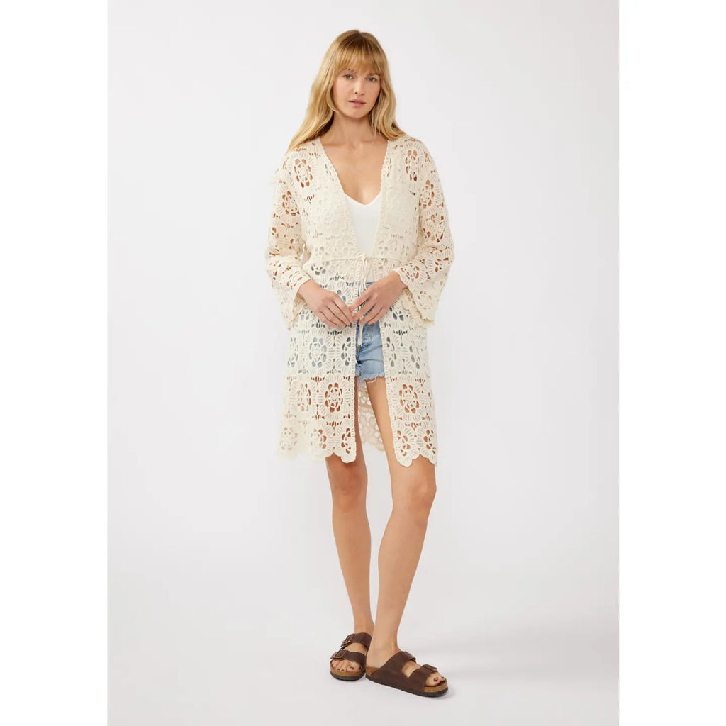 Nila Open Front Floral Cardigan