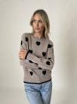 GRAPHIC SWEATER | LATTE LOVE