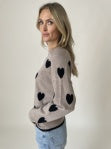 GRAPHIC SWEATER | LATTE LOVE