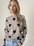 GRAPHIC SWEATER | LATTE LOVE