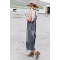 London Overalls *Distressed Black*