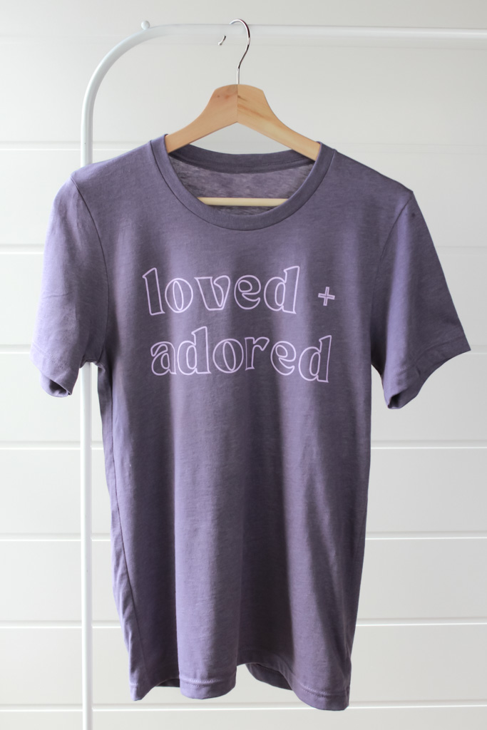Loved+Adored Tee